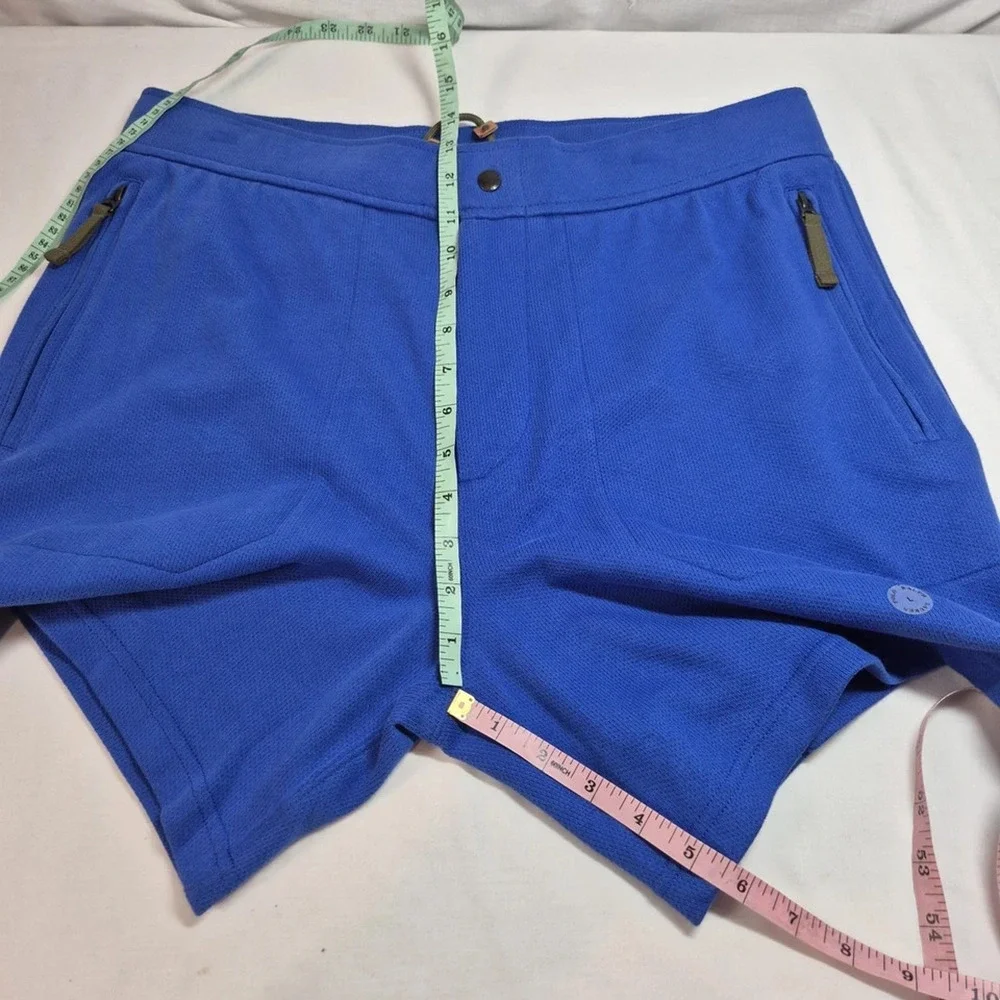 Polo Ralph Lauren Expedition Terry Shorts Men’s Size Large Blue Drawstring (54)